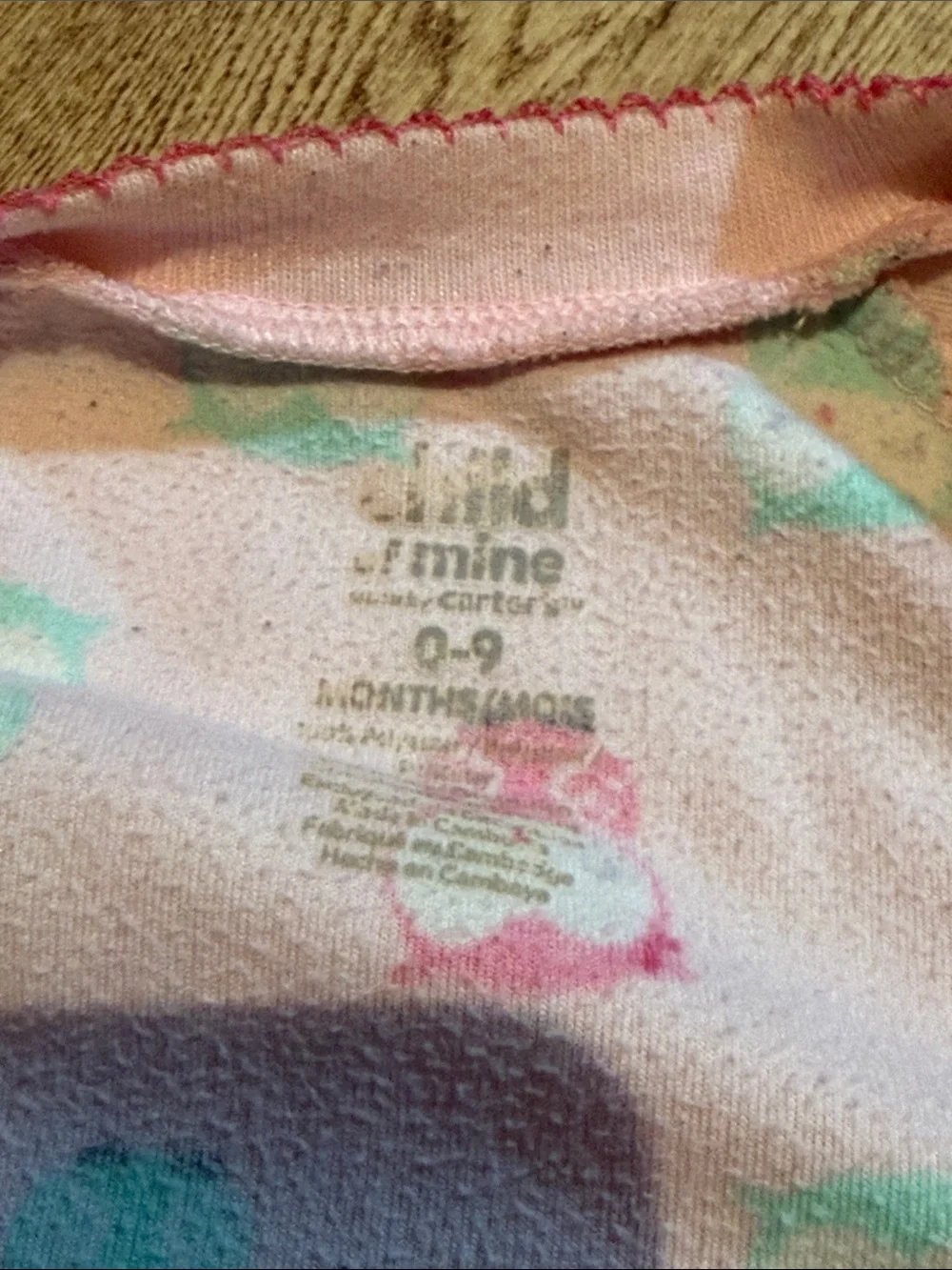 Carter's Pink Fleece Owl Print Zip Sleep Sack